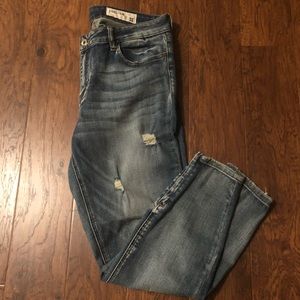 Pistola Distressed Ankle Zip Detail Jeans